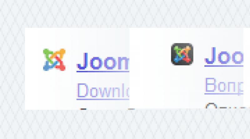 Требования к новой иконке Joomla