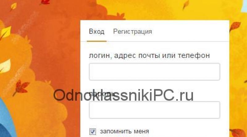 сеть Одноклассники: вход на «Мою страницу
